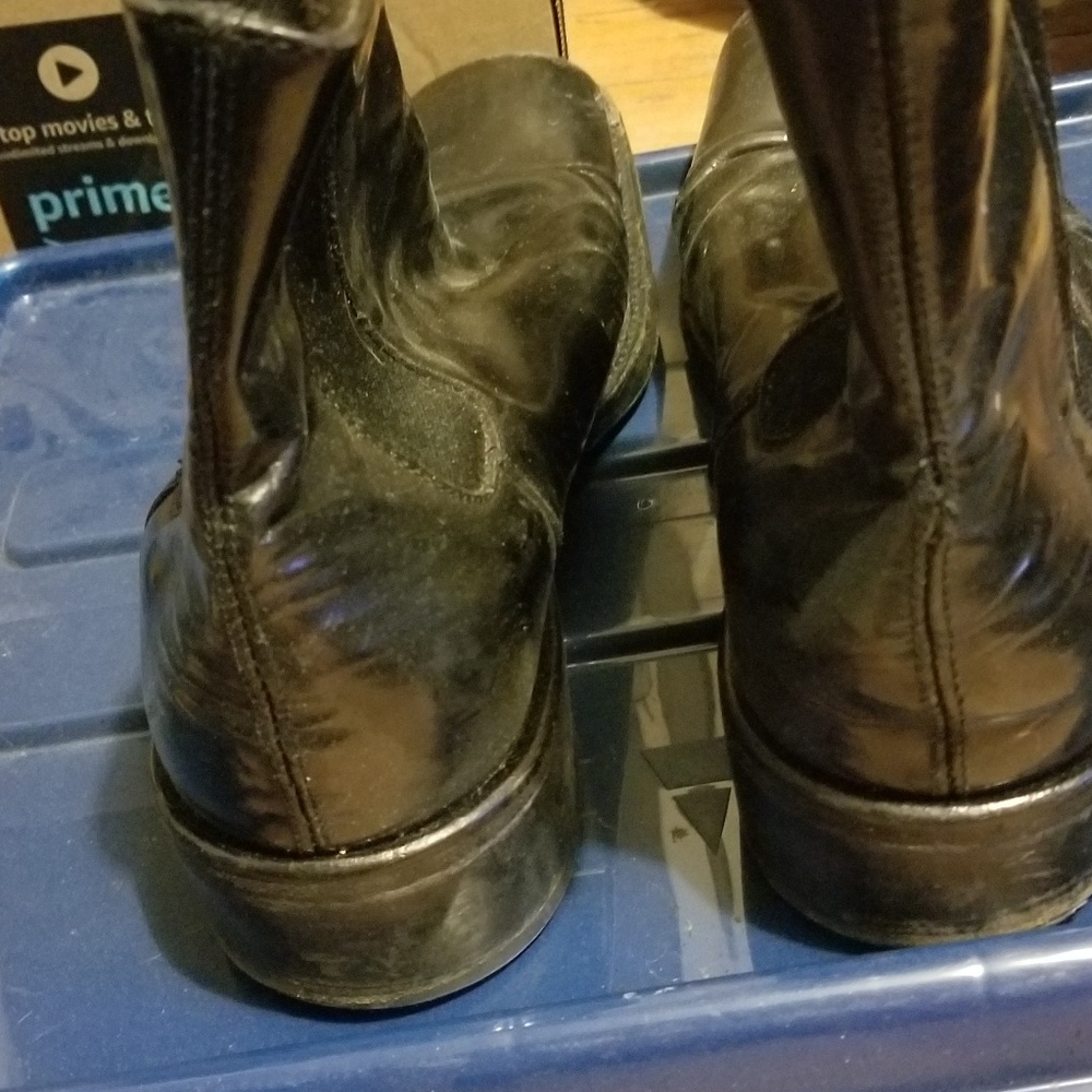 Mens leather ankle boots